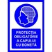 placuta pentru protectia obligatorie a capului cu boneta